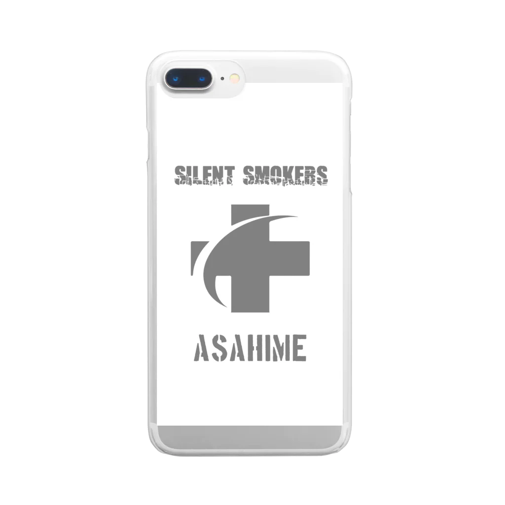 head_shop_asahime_marijuanaのsilent smoker Clear Smartphone Case