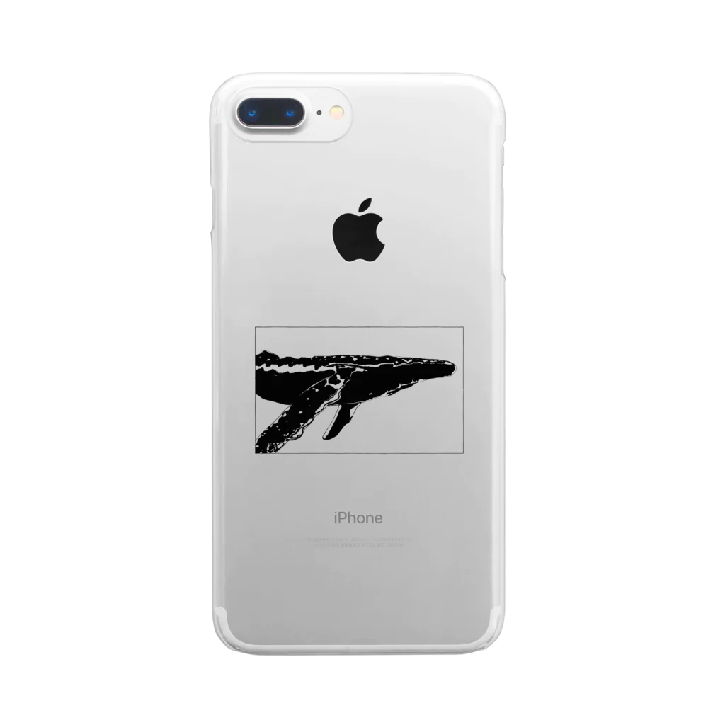 れいのTHE WHALE（クジラ） Clear Smartphone Case