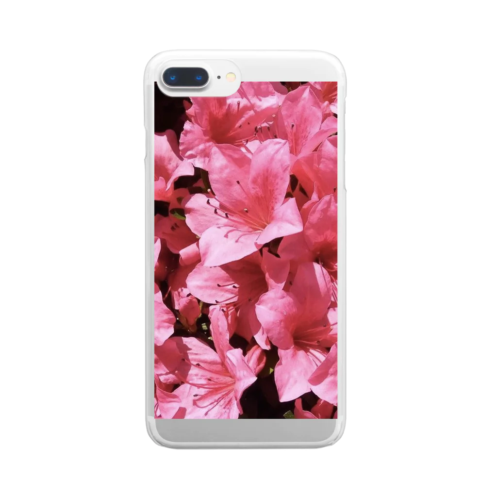 ユナの華 Clear Smartphone Case