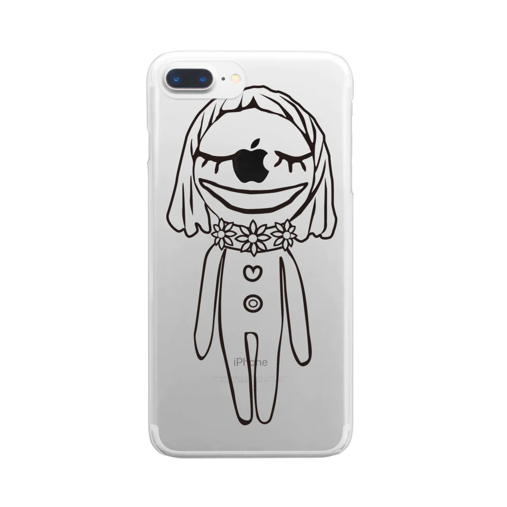 minnanowakuwakuのわく子(人間、女の子) Clear Smartphone Case