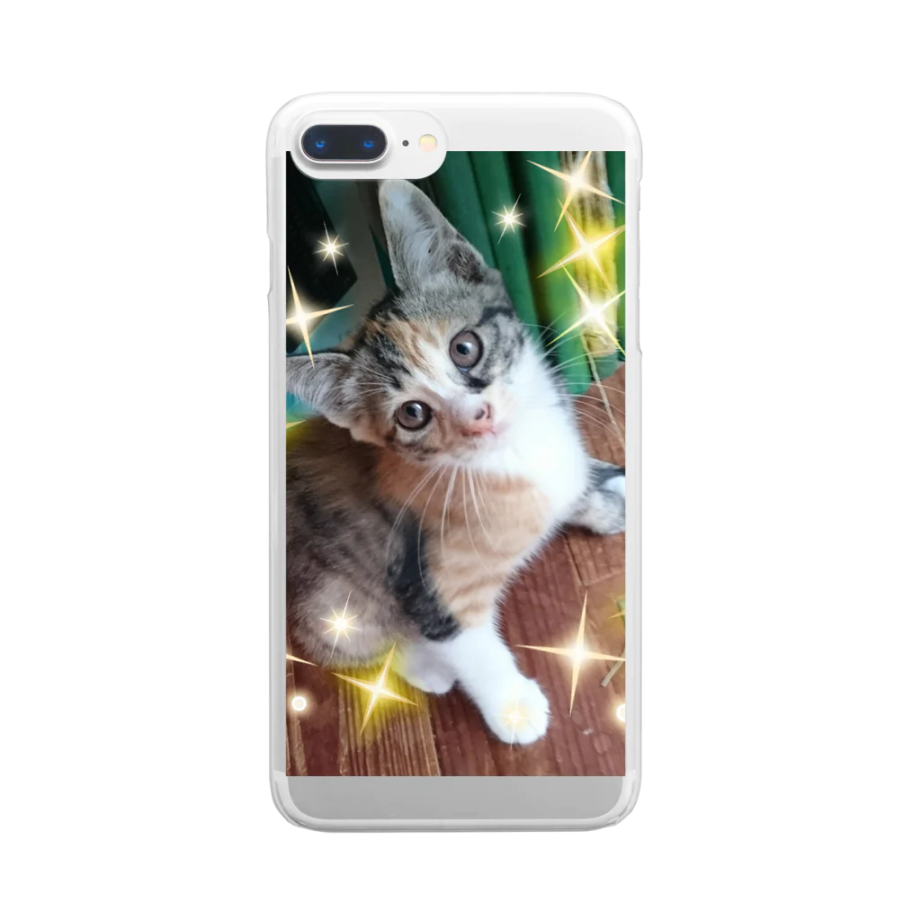 YUKO-YUKOのカメラ目線ネコちゃん♥️ Clear Smartphone Case