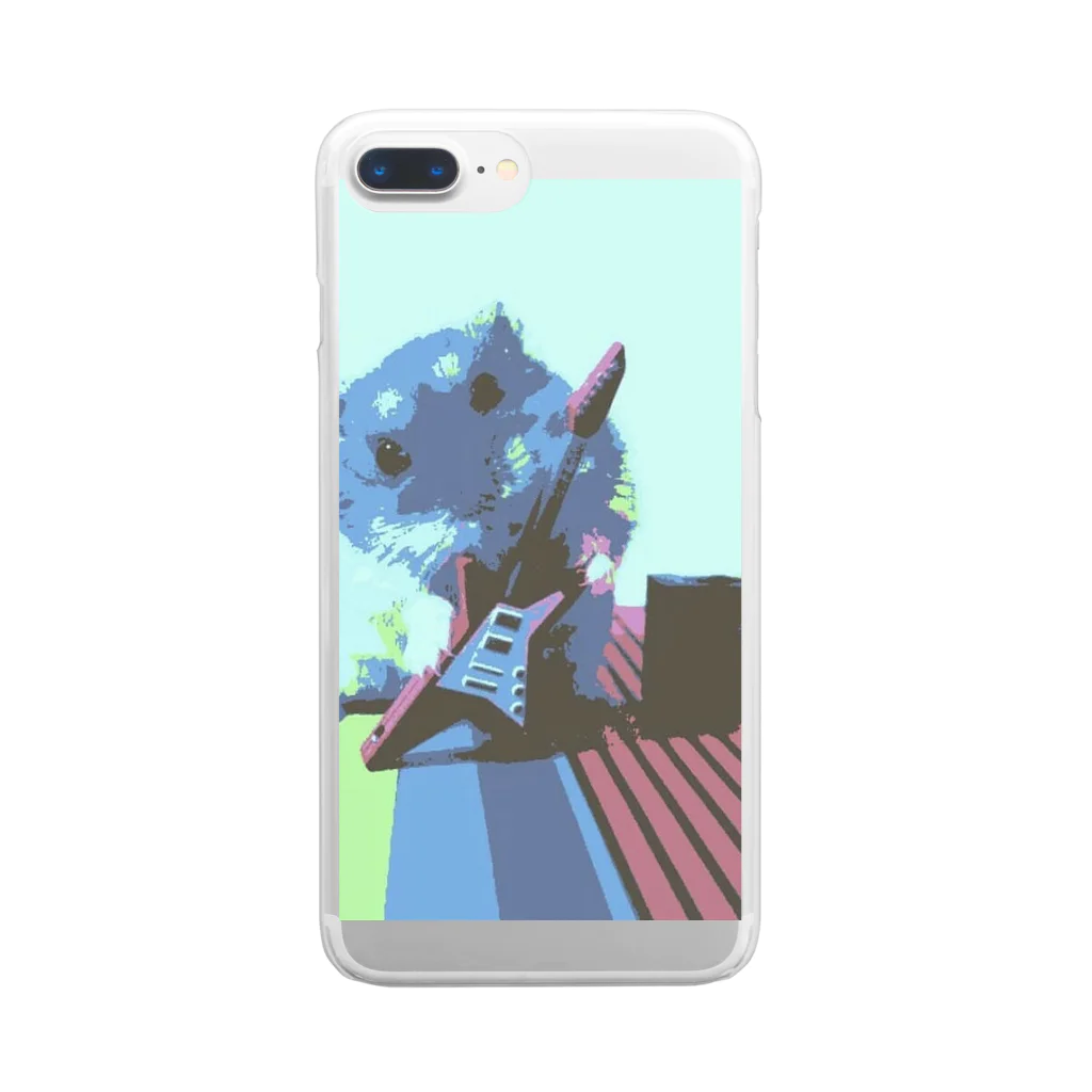 ハムスターすきのrock ハムスターちゃん Clear Smartphone Case