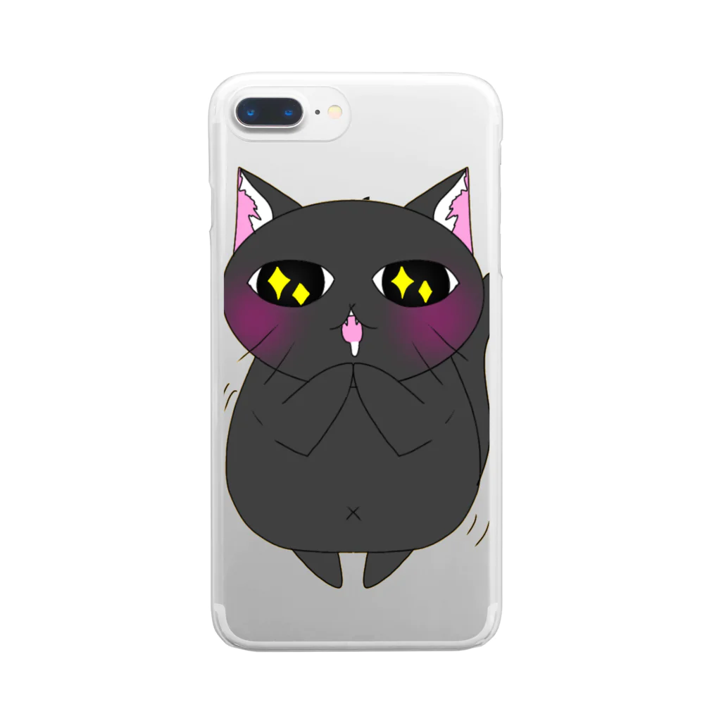 ちきちきんの猫川さん Clear Smartphone Case