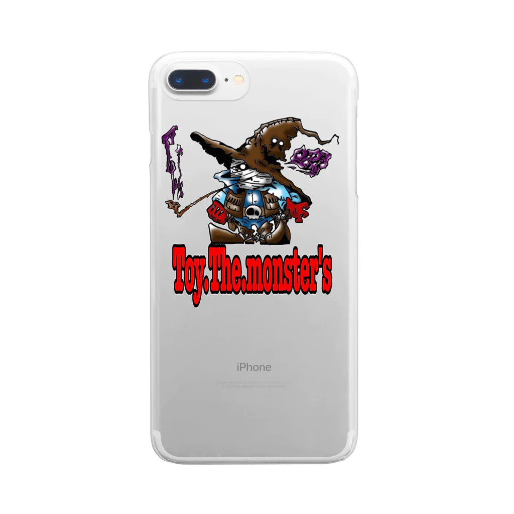 toy.the.monsters!のToy.The.monster's ガンマ&ハット Clear Smartphone Case