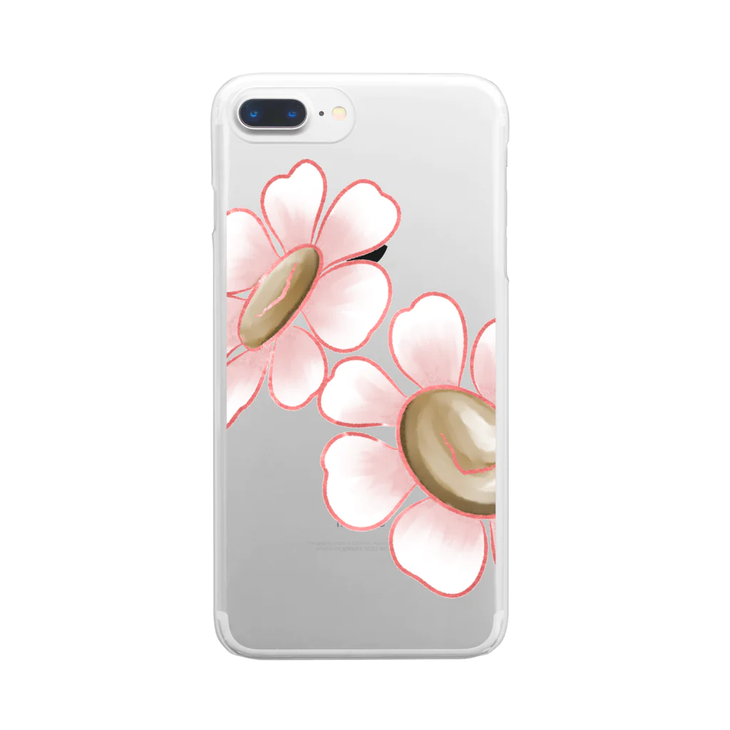 九月（くがつ）の小花 Clear Smartphone Case