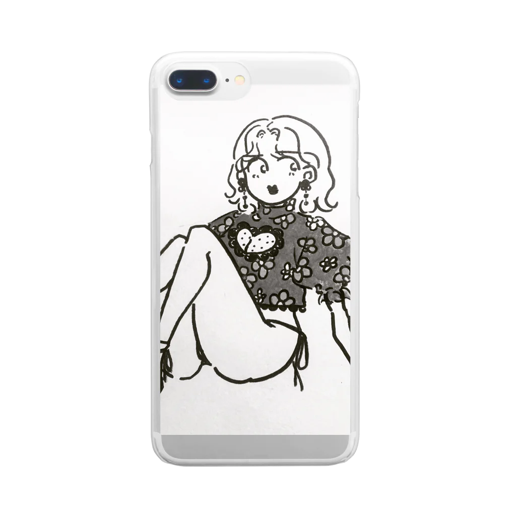 ゼウスのセクシーちゃん Clear Smartphone Case