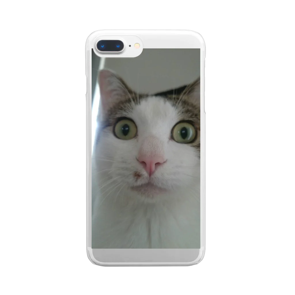 1_2__kiのウチの猫 Clear Smartphone Case