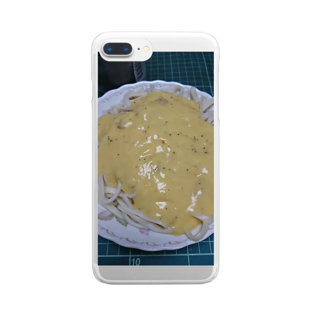 むるこの現代うどんナーラアート Clear Smartphone Case