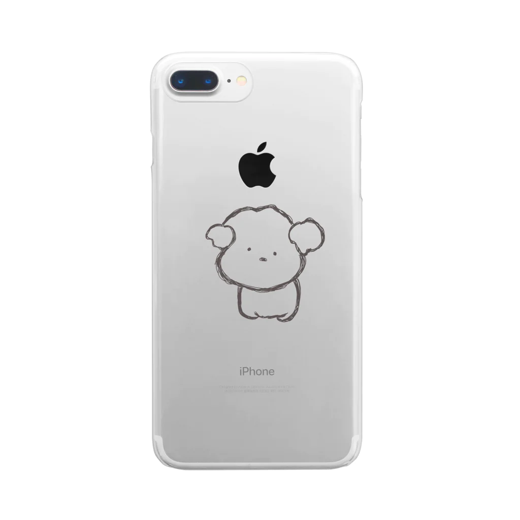 ボロニーズ🐾夢々(むむ)のmumuzグッズ Clear Smartphone Case