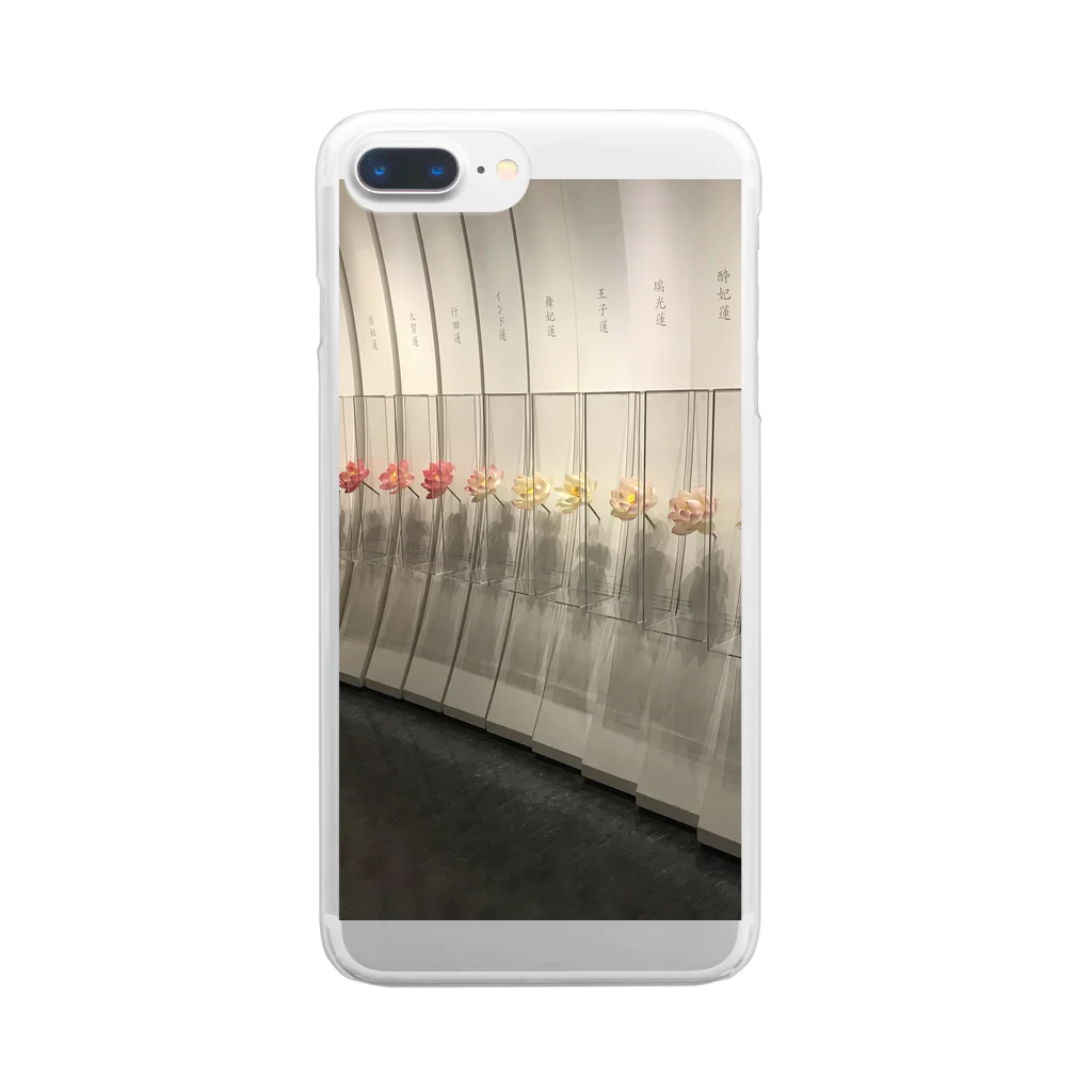 hachimitsu0502の世界の睡蓮 Clear Smartphone Case