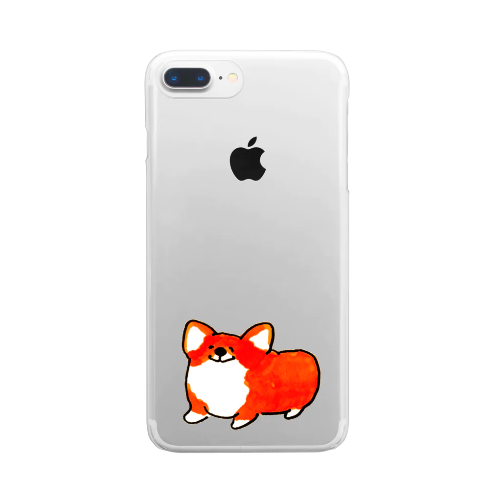 All I need is a CORGIのハッピーちゃん Clear Smartphone Case