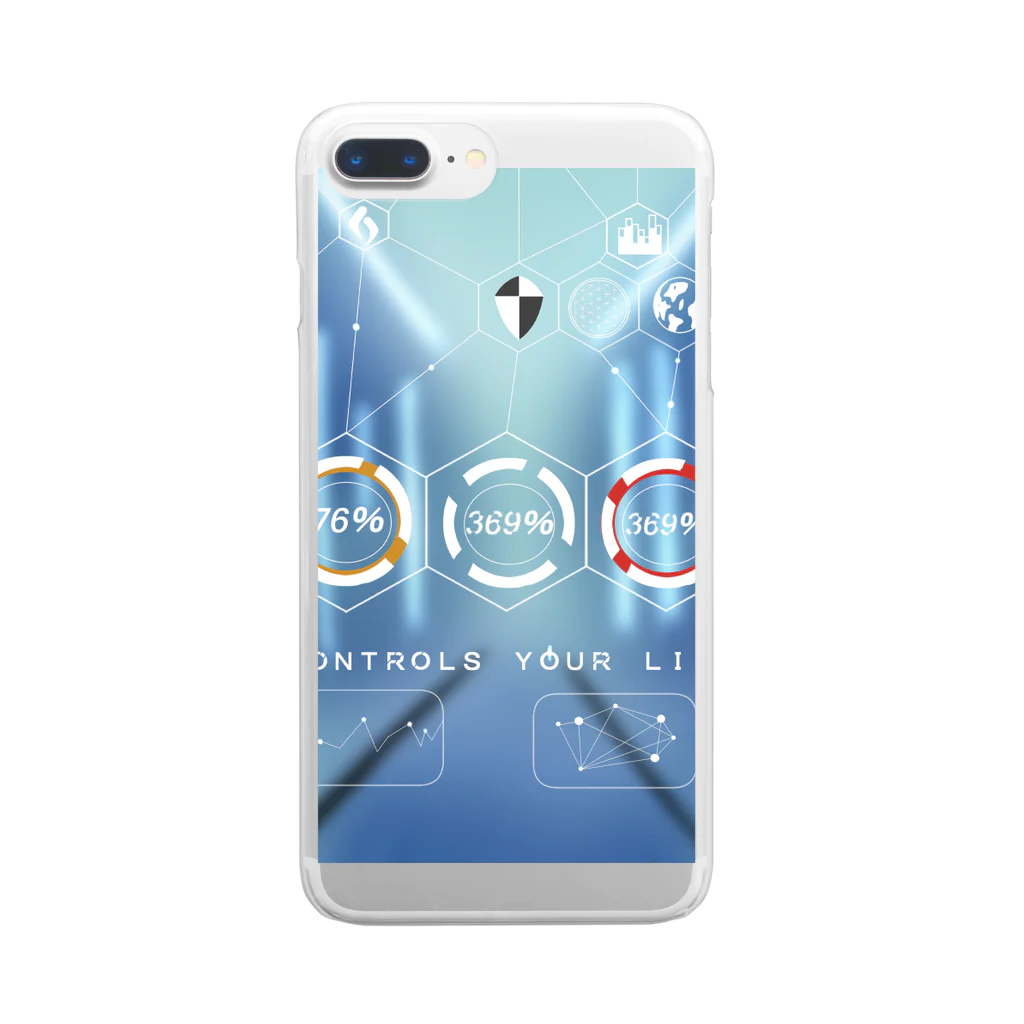 ヴァララのCONTROLS YOUR LIFE  Clear Smartphone Case