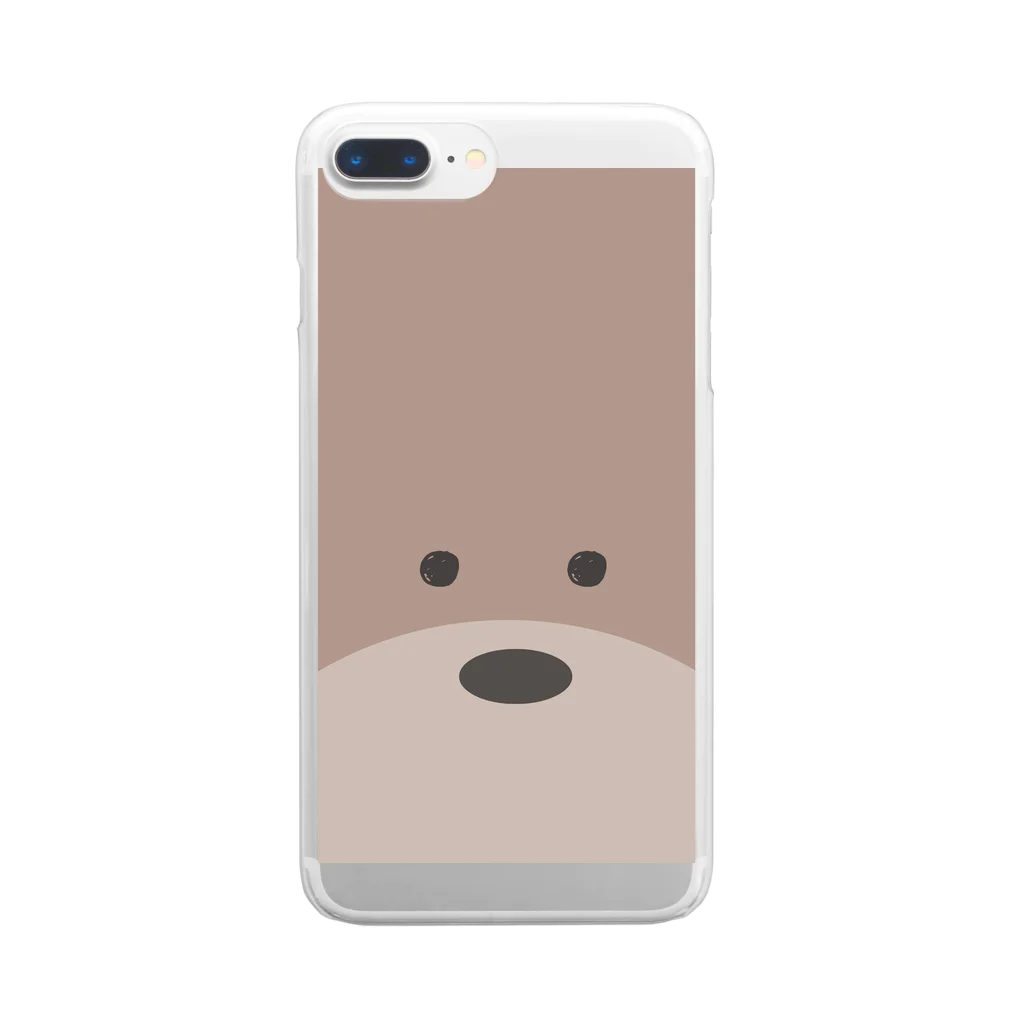 Teddy.のbear_あっぷ2 Clear Smartphone Case