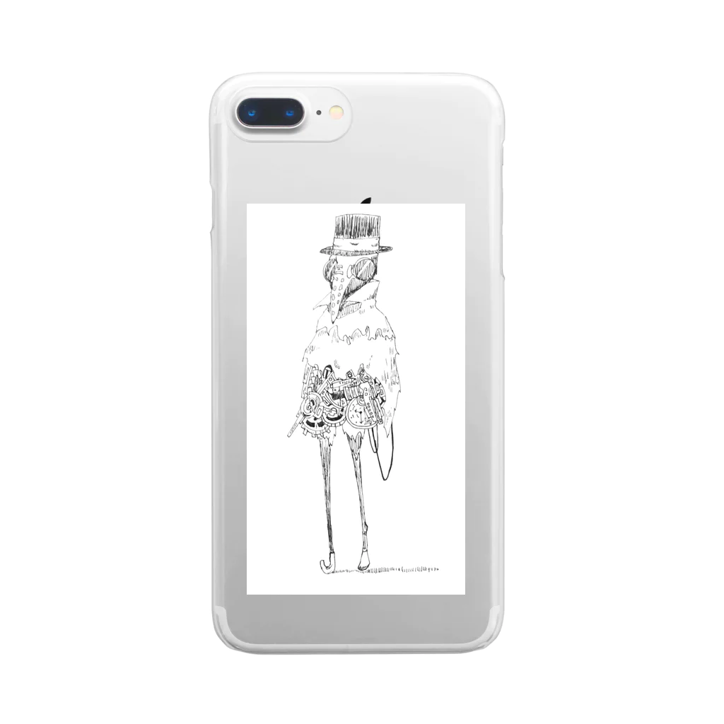 ×ちいさん÷のペストのひと Clear Smartphone Case