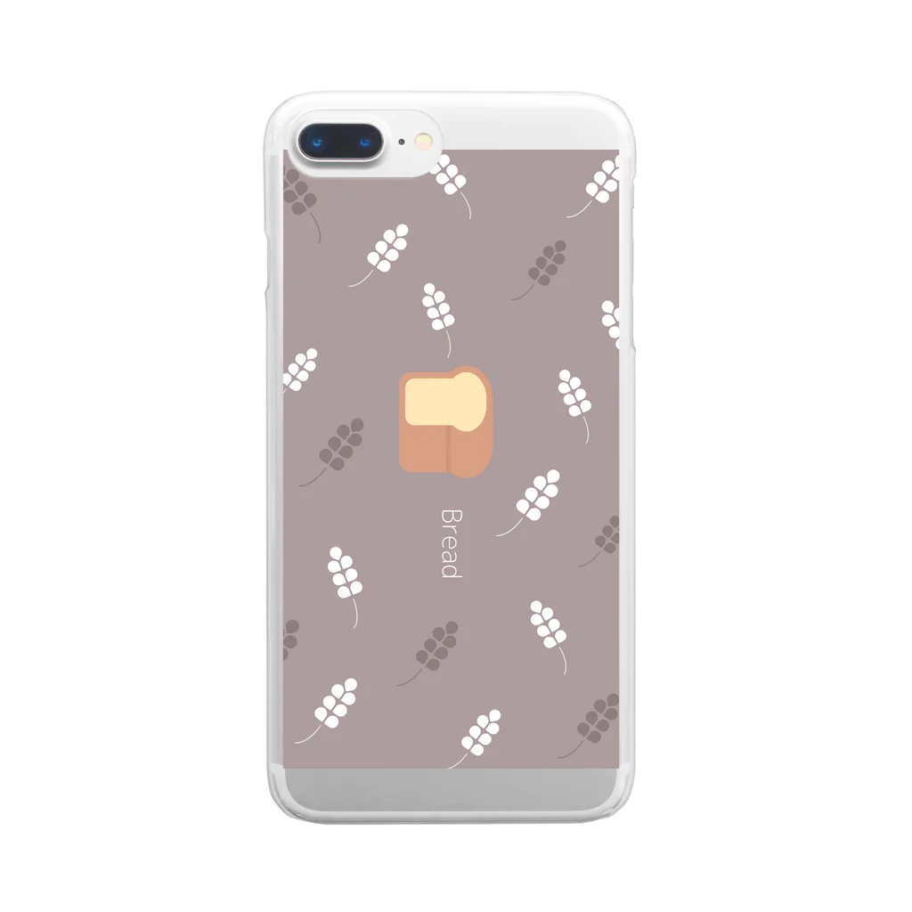 Teddy.のBread Clear Smartphone Case