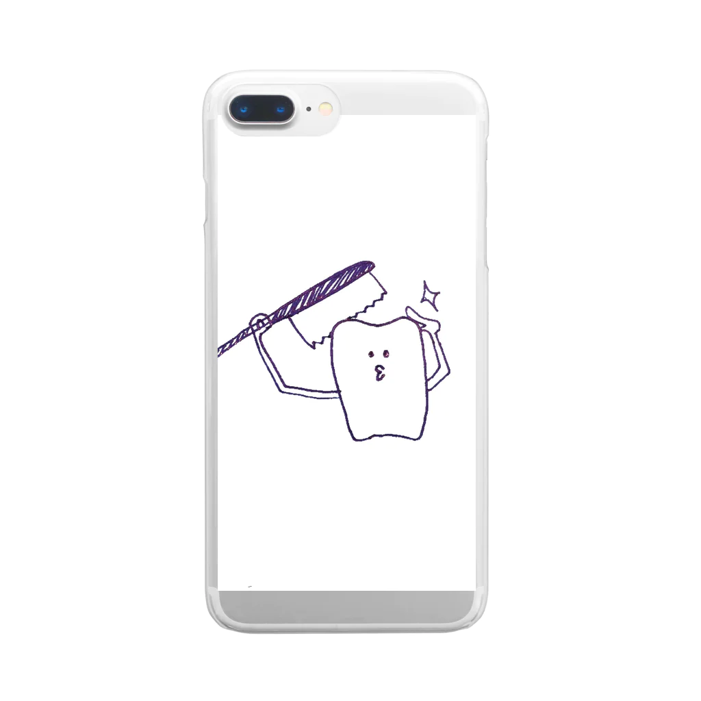 dede_shopの【自分磨き】 Clear Smartphone Case