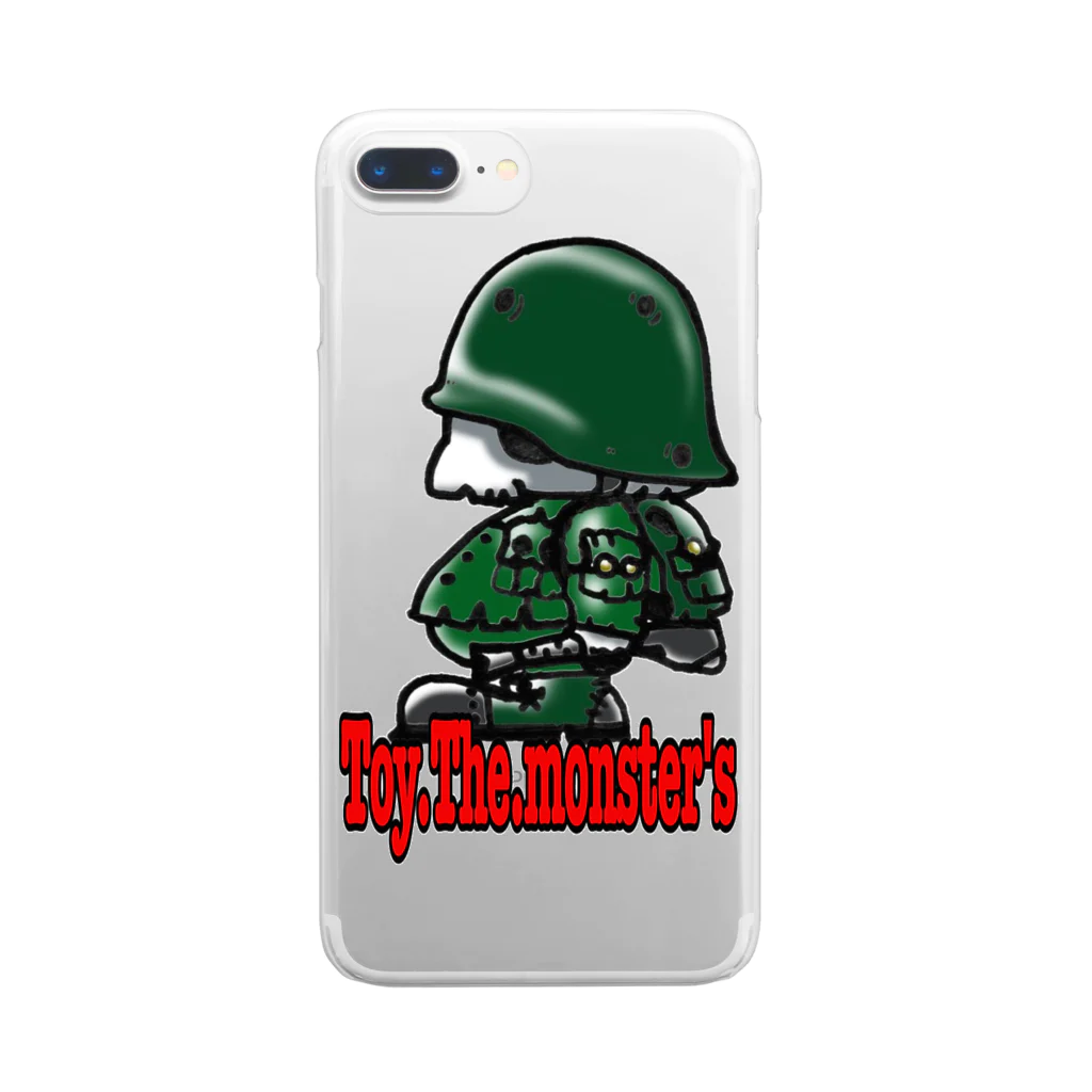 toy.the.monsters!のToy.The.monster's AK side Clear Smartphone Case