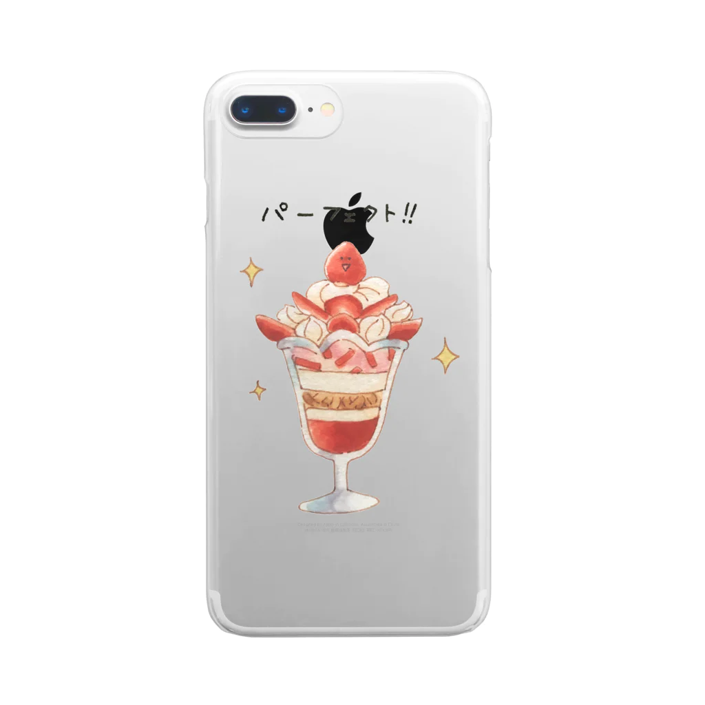 toothn_wisdomのパーフェクト！！ Clear Smartphone Case