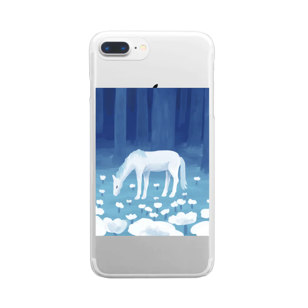 Rera(レラ)の静かな森 Clear Smartphone Case