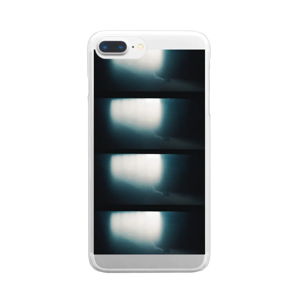 amedama__photoの光芒 Clear Smartphone Case