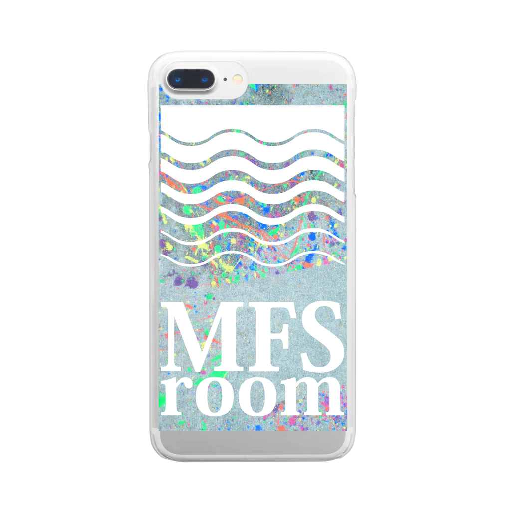 MFSのMFS room Gray１ クリアスマホケース