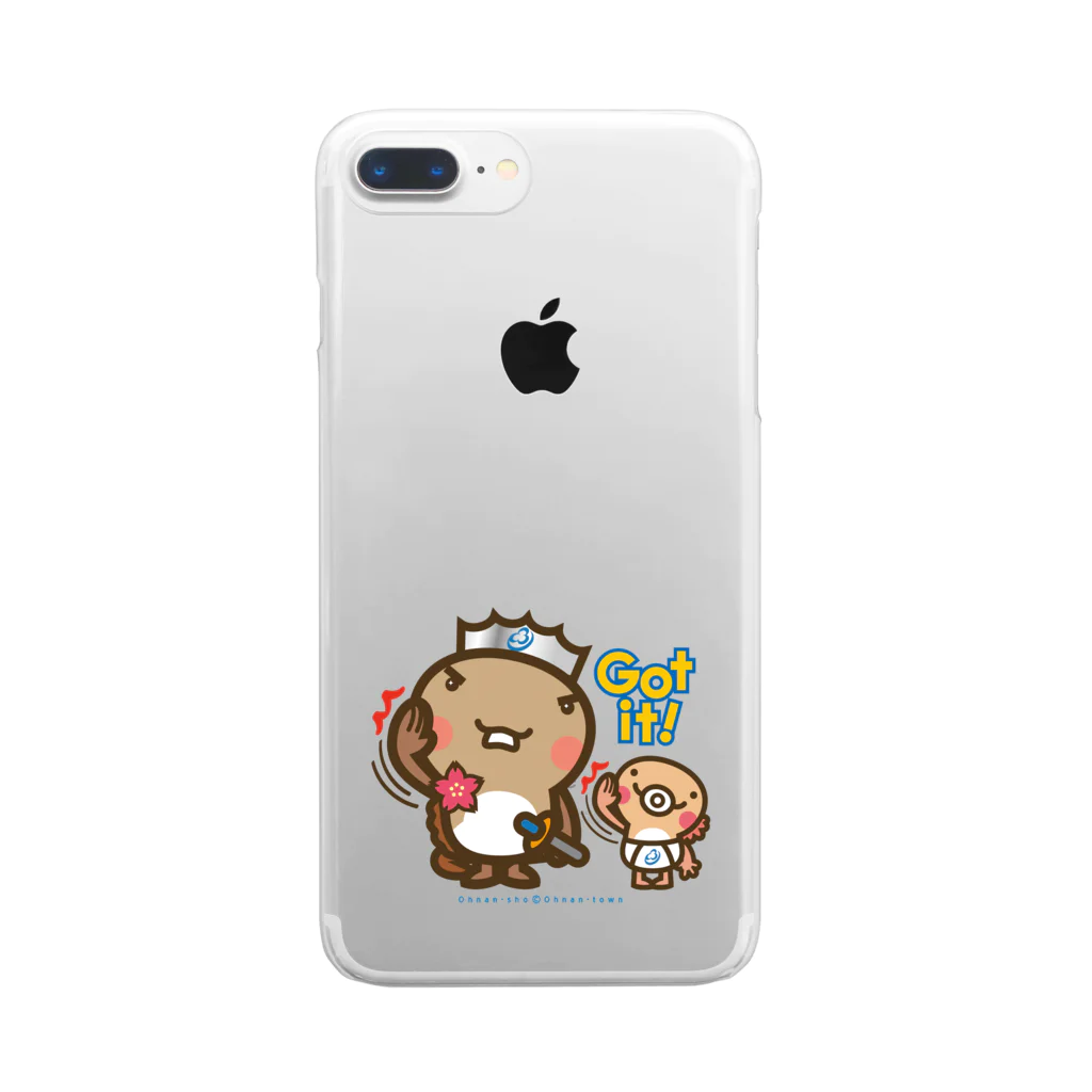 ザ・ワタナバッフルの邑南町ゆるキャラ：オオナン・ショウ『Got it!』 Clear Smartphone Case