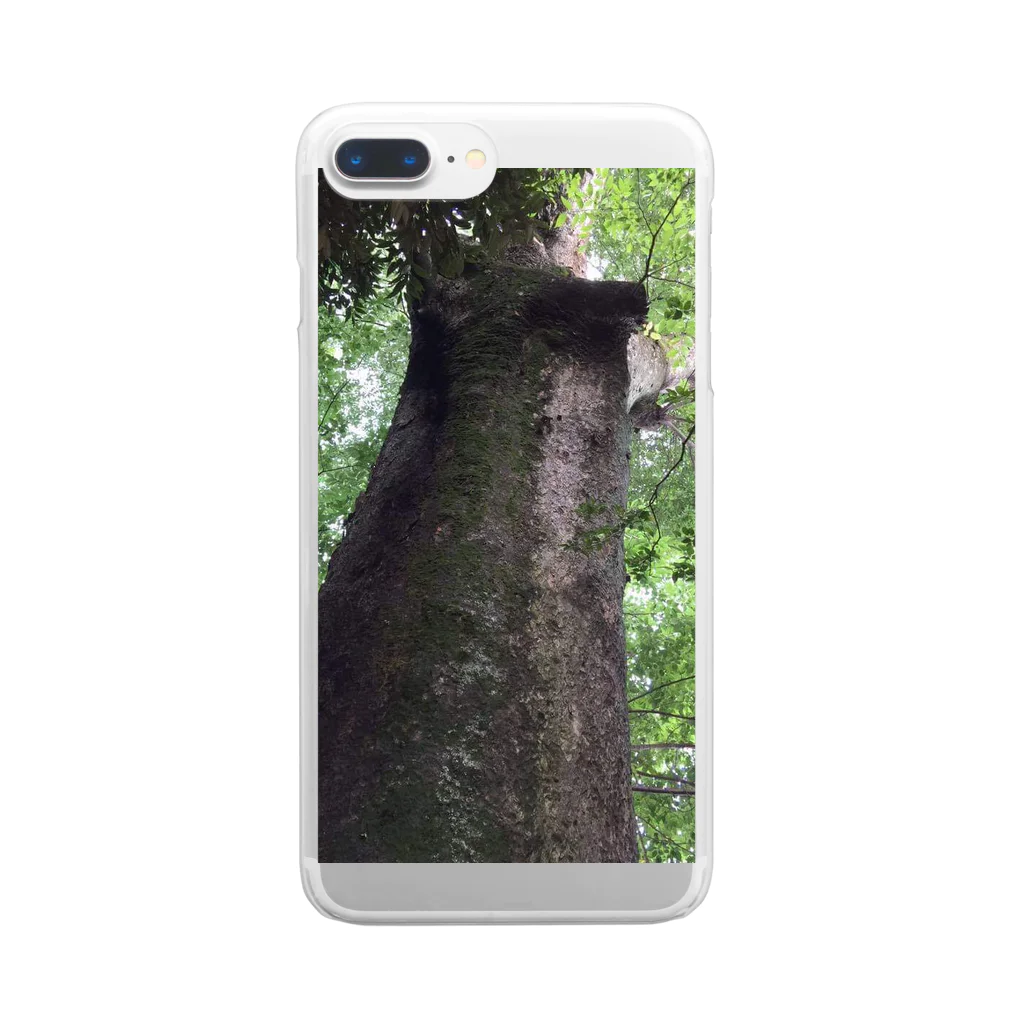 River Gardenの樹の生命力 Clear Smartphone Case