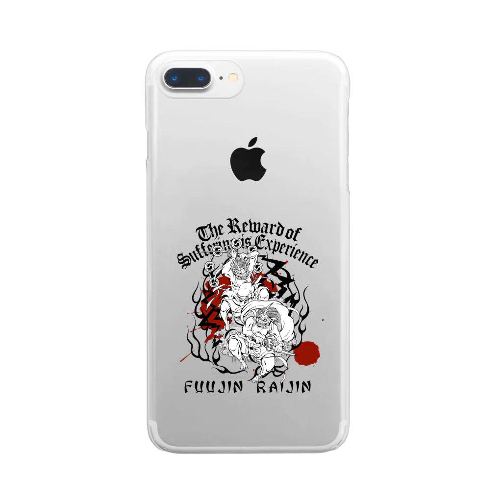 JOKERS FACTORYのFUUJIN RAIJIN Clear Smartphone Case