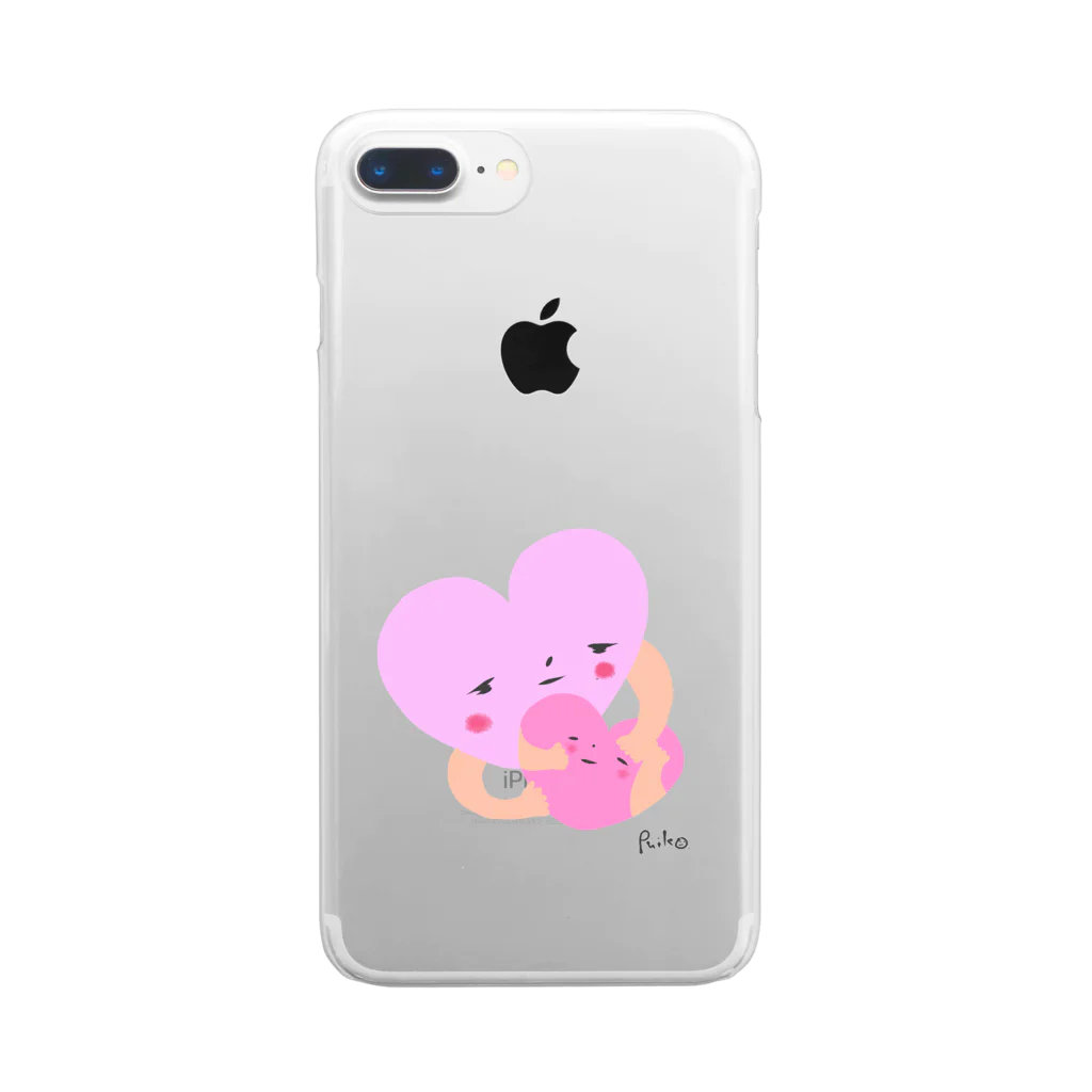 ぷいこのおみせのだいすきよだいすきだよ Clear Smartphone Case