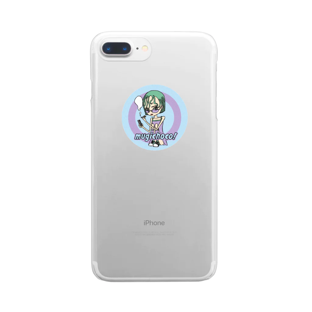 ほうじ茶のmugichocogirl Clear Smartphone Case