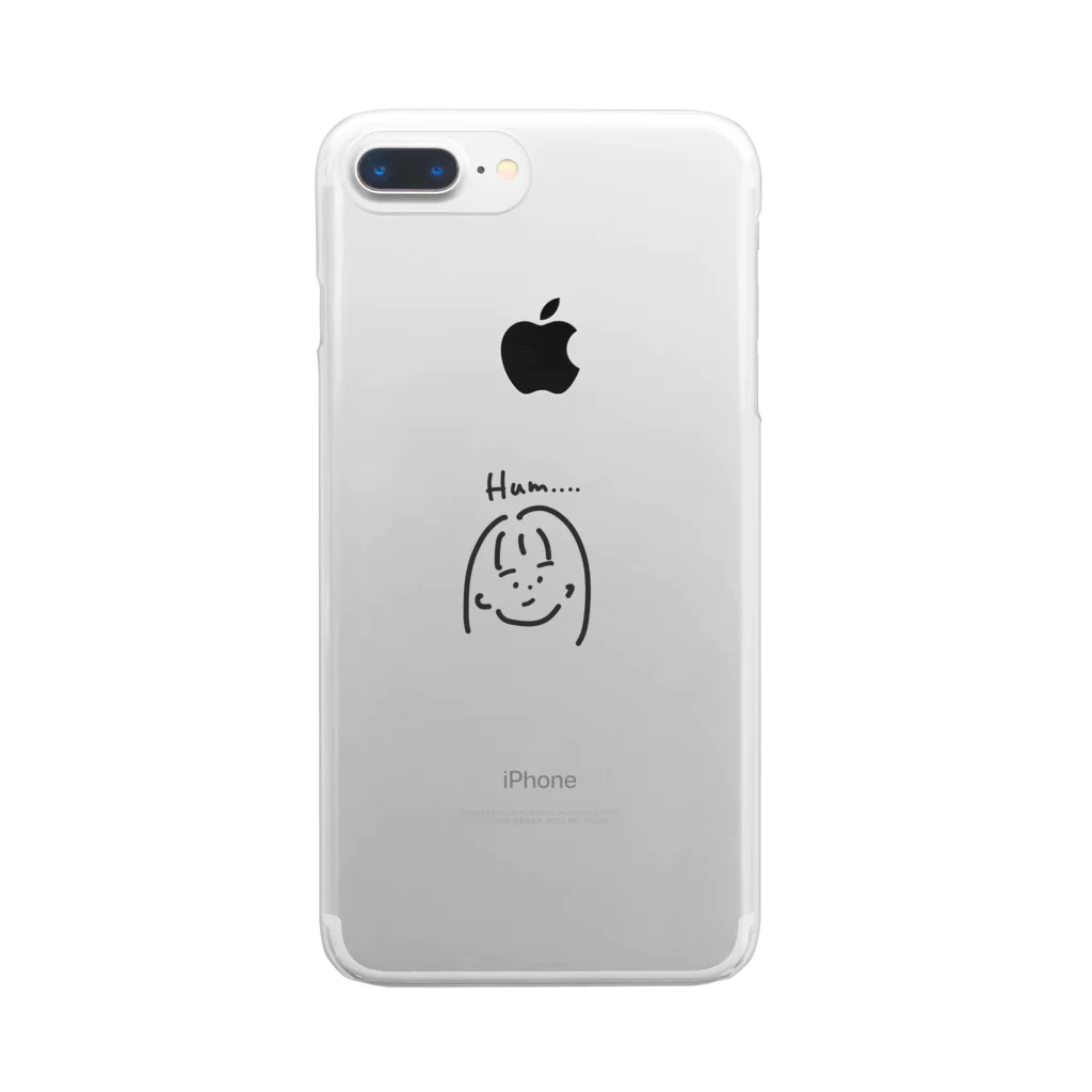 ddnnnのHum... iphoneケース クリアスマホケース