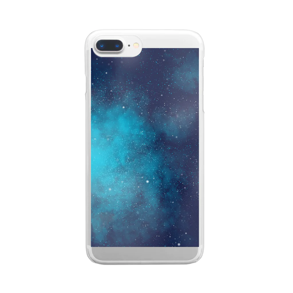 流星のセレネの宇宙パート2 Clear Smartphone Case