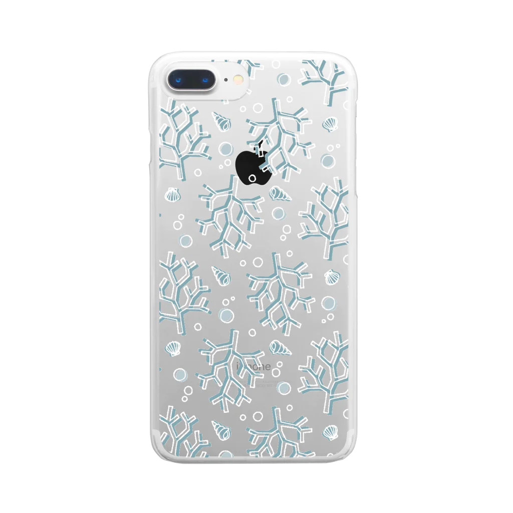 d*ropsのCoral Clear Smartphone Case