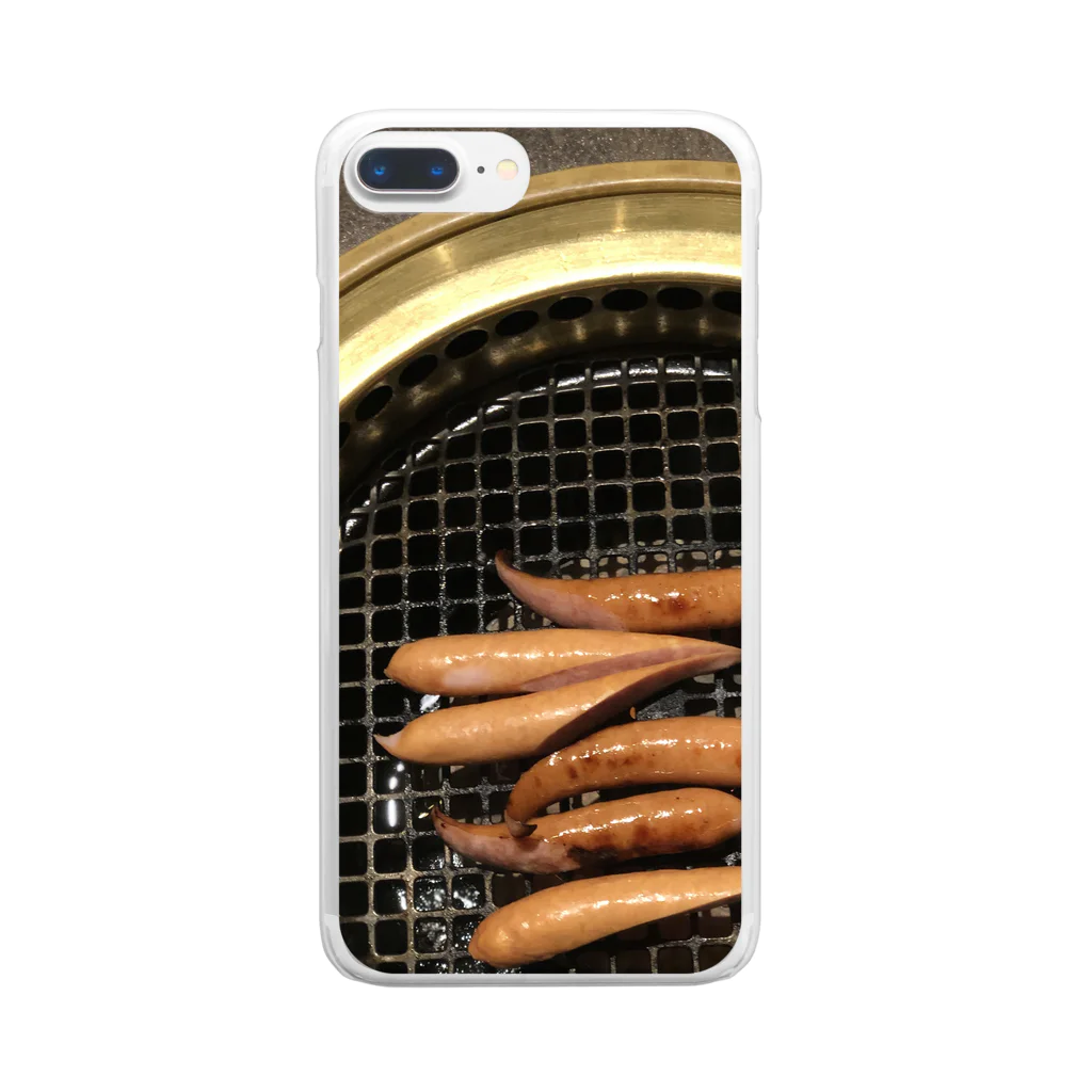 焼飯御飯のそーせーじ Clear Smartphone Case