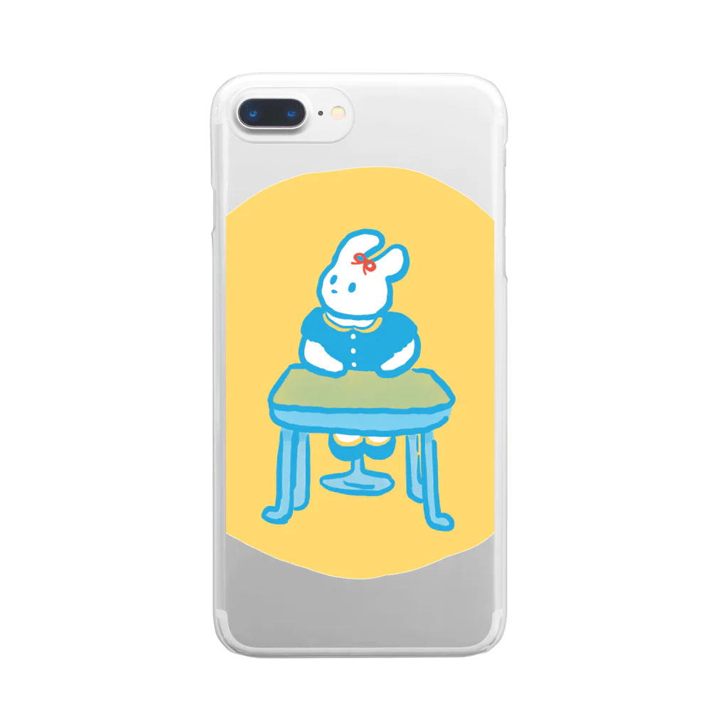 うゆうのまっしろうさちゃん Clear Smartphone Case