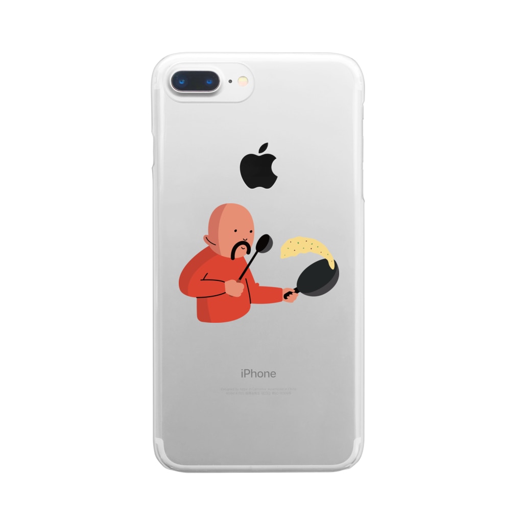 近所の町中華のおじさんの炒飯おじさん Clear Smartphone Case