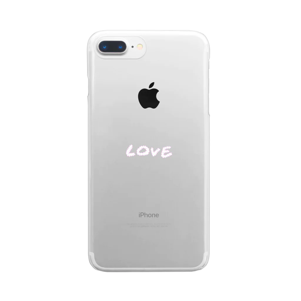 RのLOVE Clear Smartphone Case