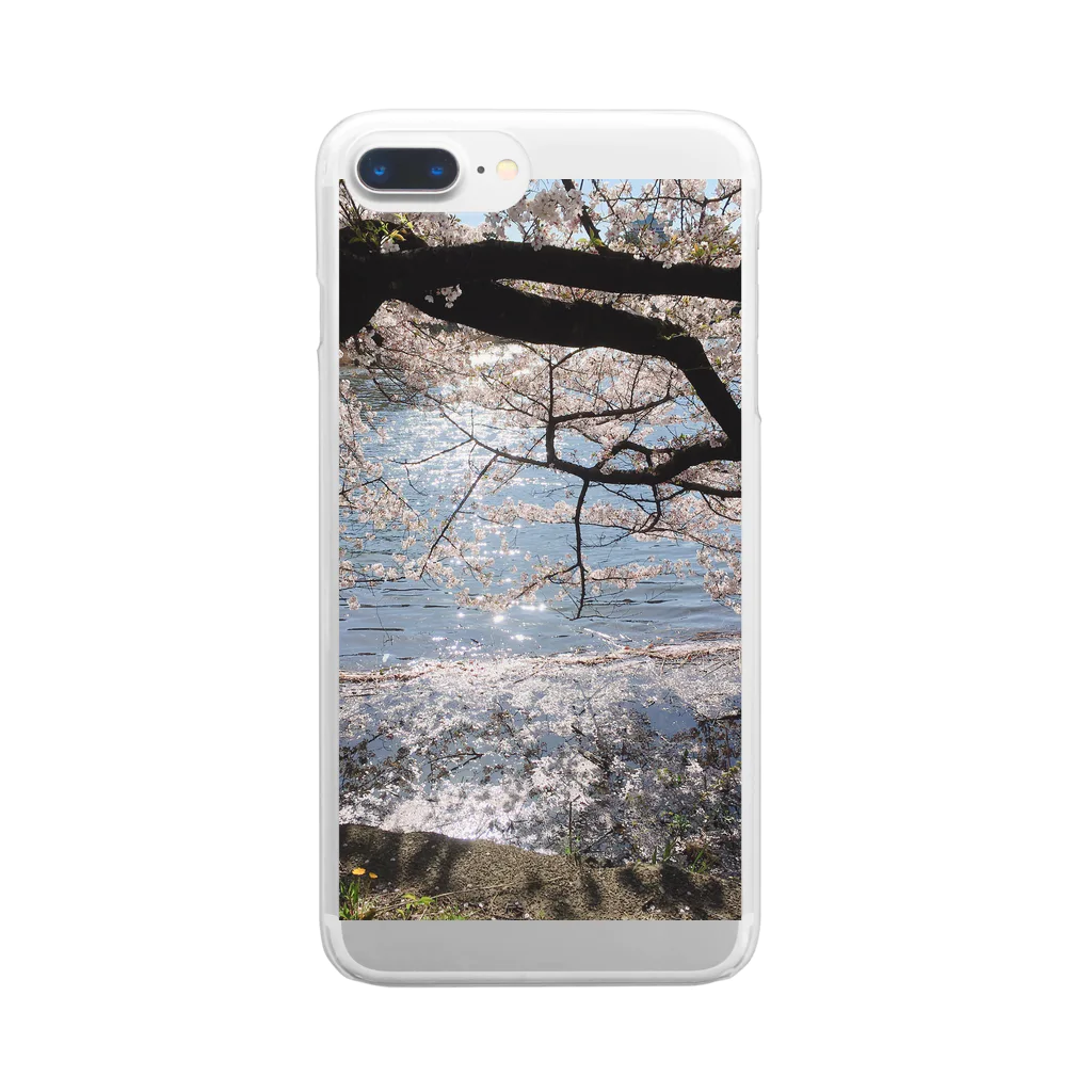 aoのsakura Clear Smartphone Case