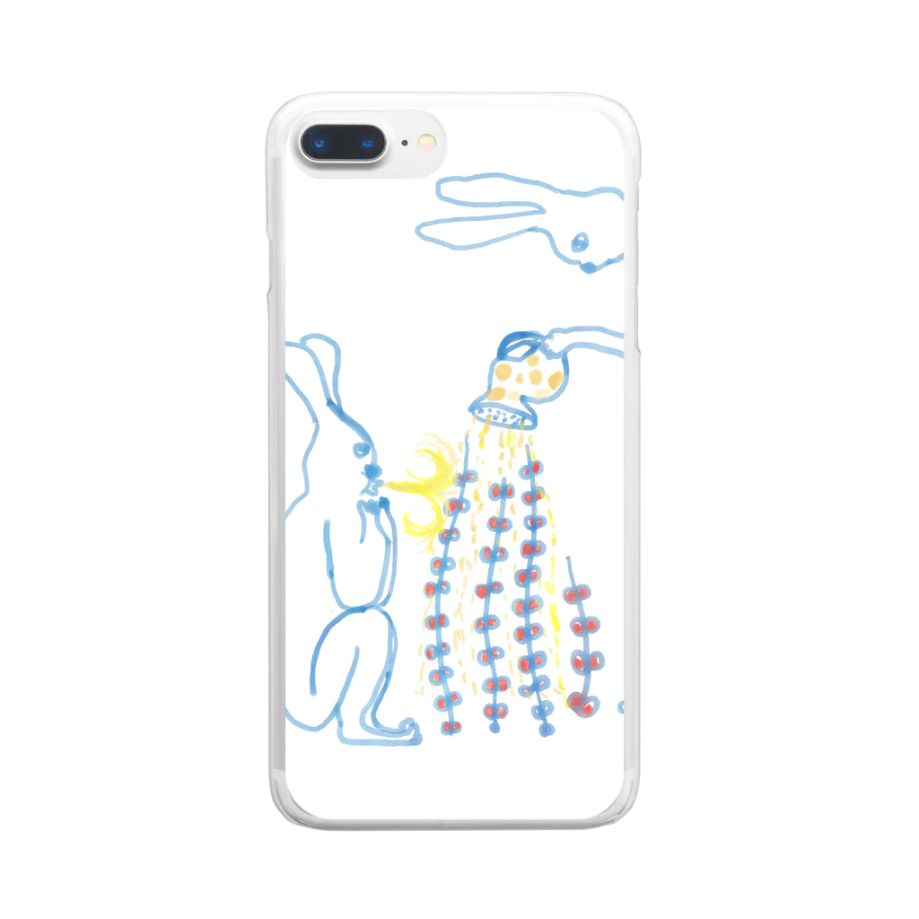 papricaのgrow grow grow. Clear Smartphone Case