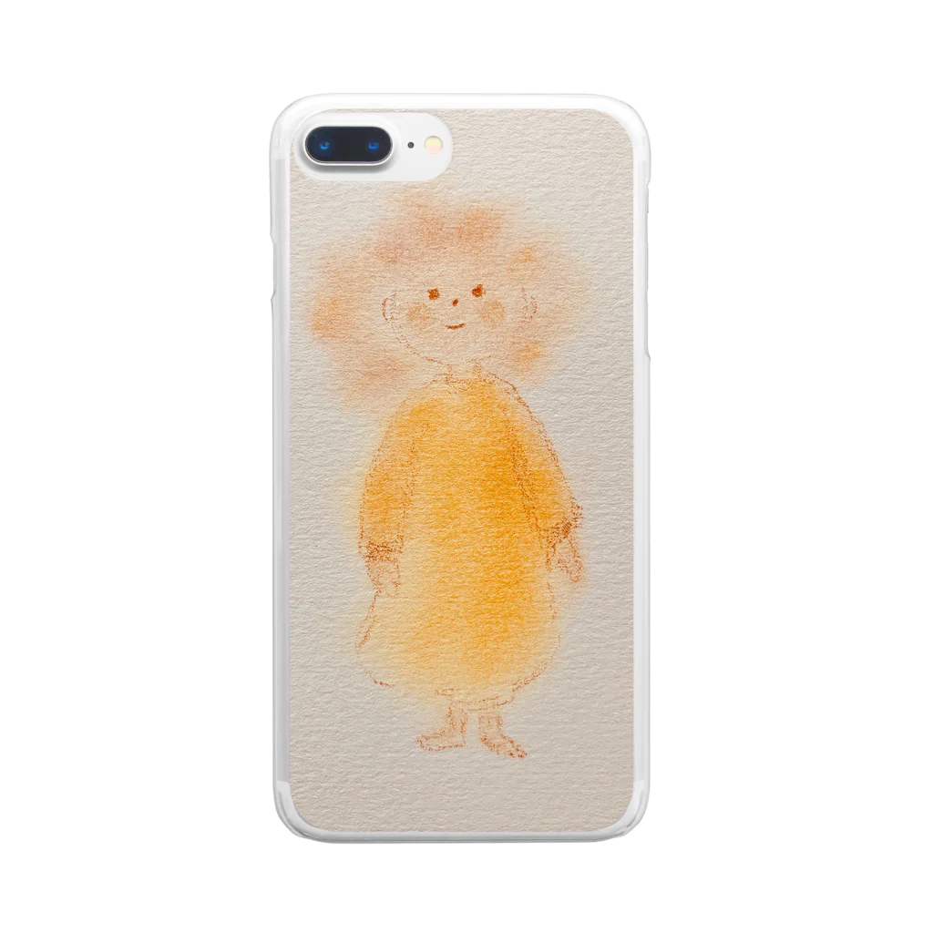 はんなのおれんじちゃん Clear Smartphone Case