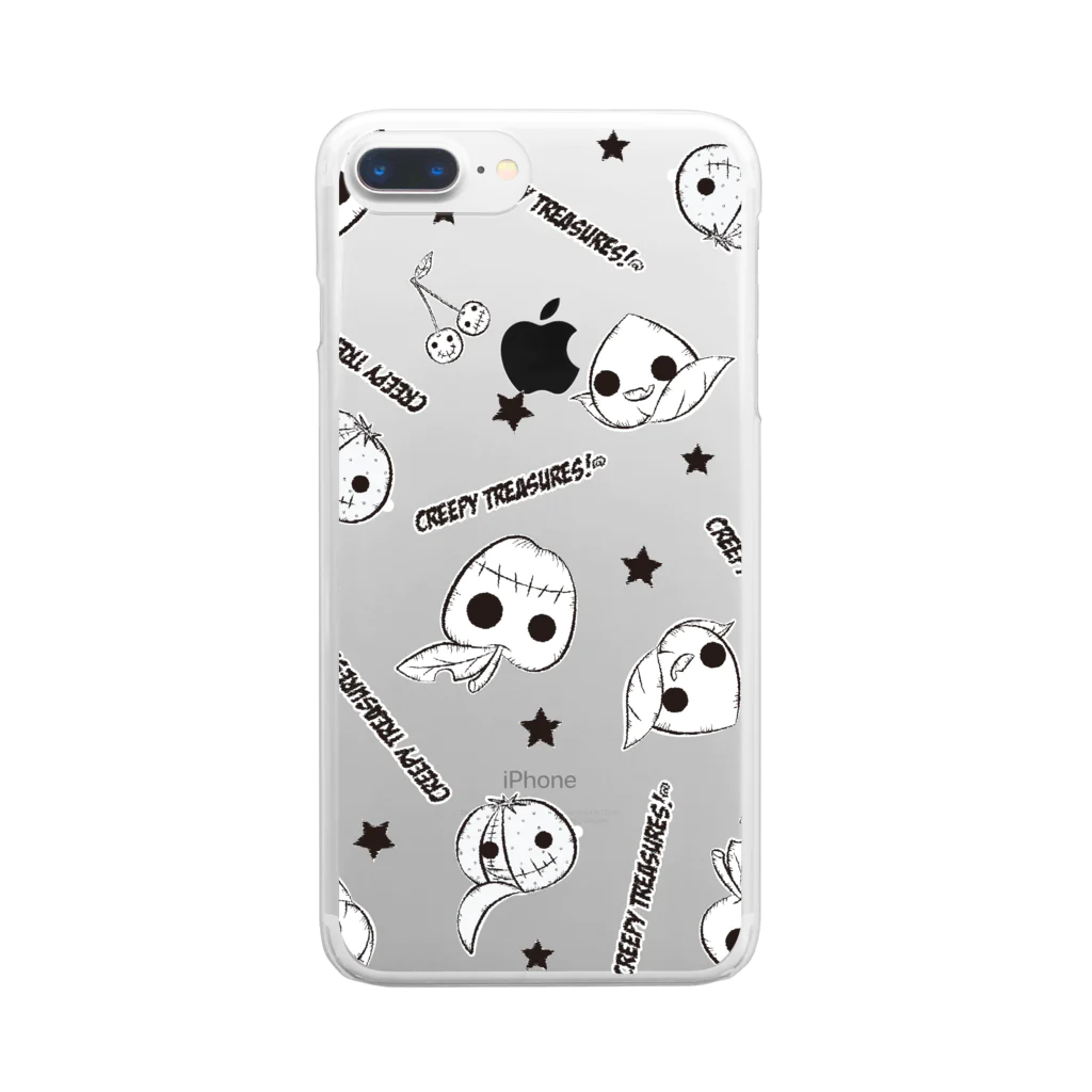 Creepy Treasures!のZombies Fruit!☆a Clear Smartphone Case