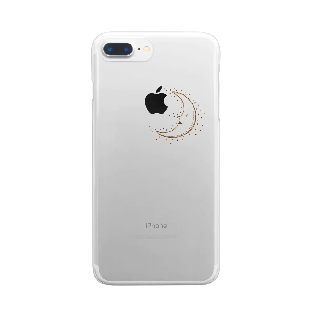 Piiのmoon Clear Smartphone Case