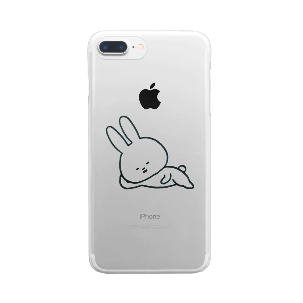 ひよこのうさぎのスマホケース Clear Smartphone Case