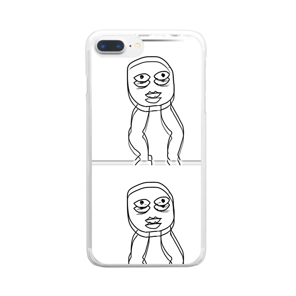 Kamo's kitchenの変拍子電マ Clear Smartphone Case