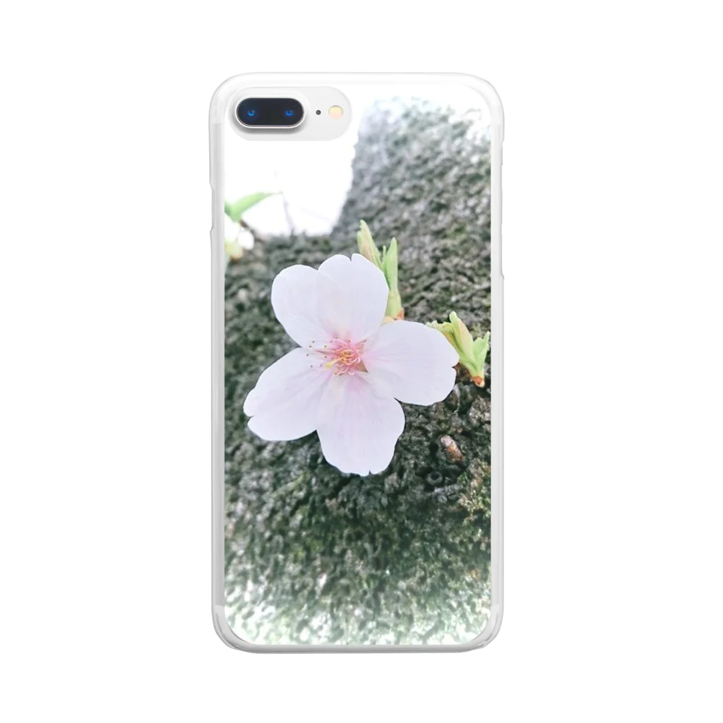 古春一生(Koharu Issey)の咲き誇れ、先の事など考えず。 Clear Smartphone Case