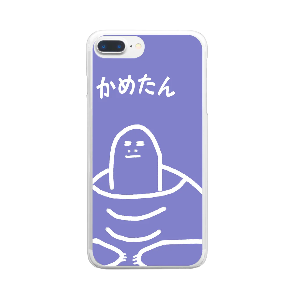 へんないきもの園のかめたん Clear Smartphone Case