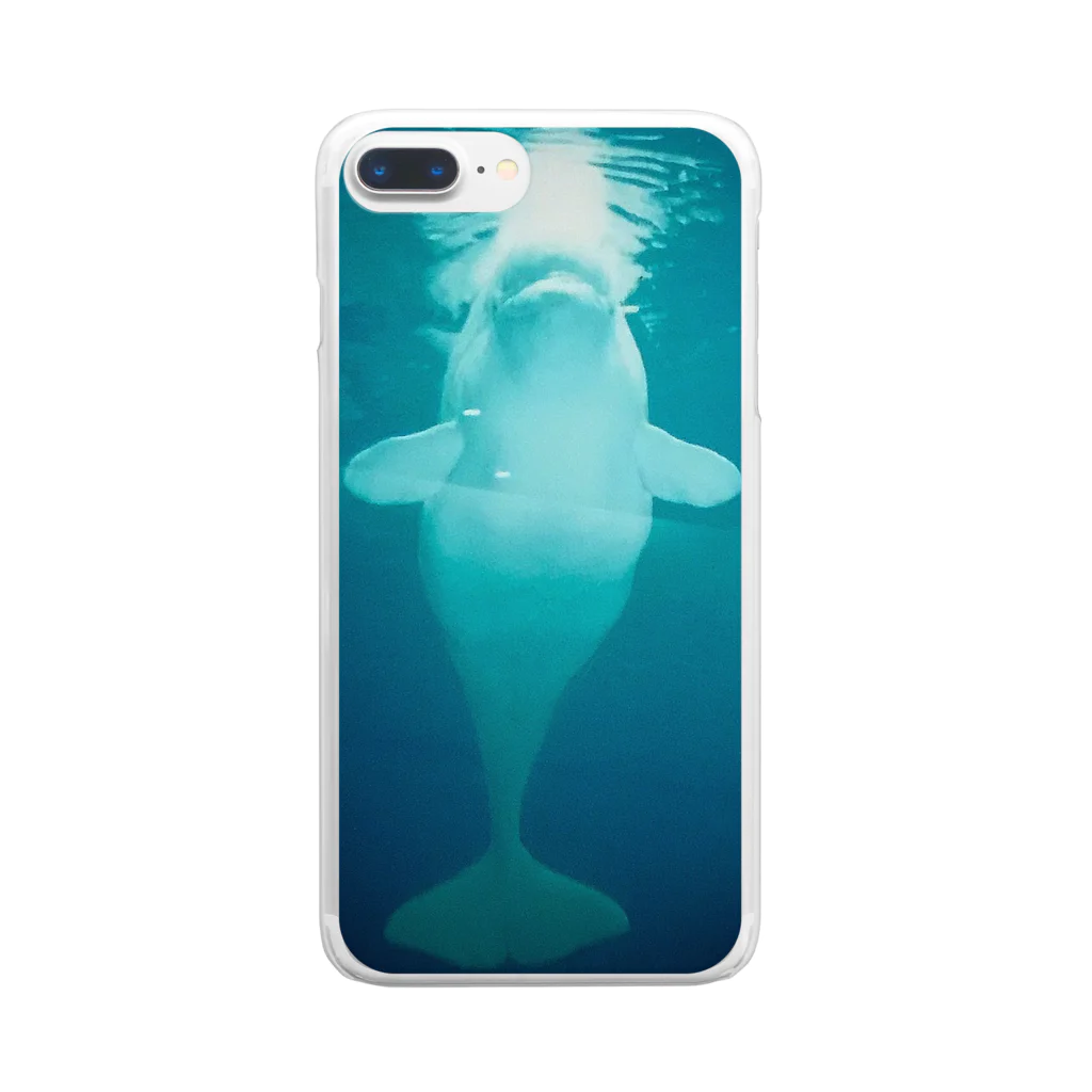 兎澤とののシロナガスクジラ Clear Smartphone Case