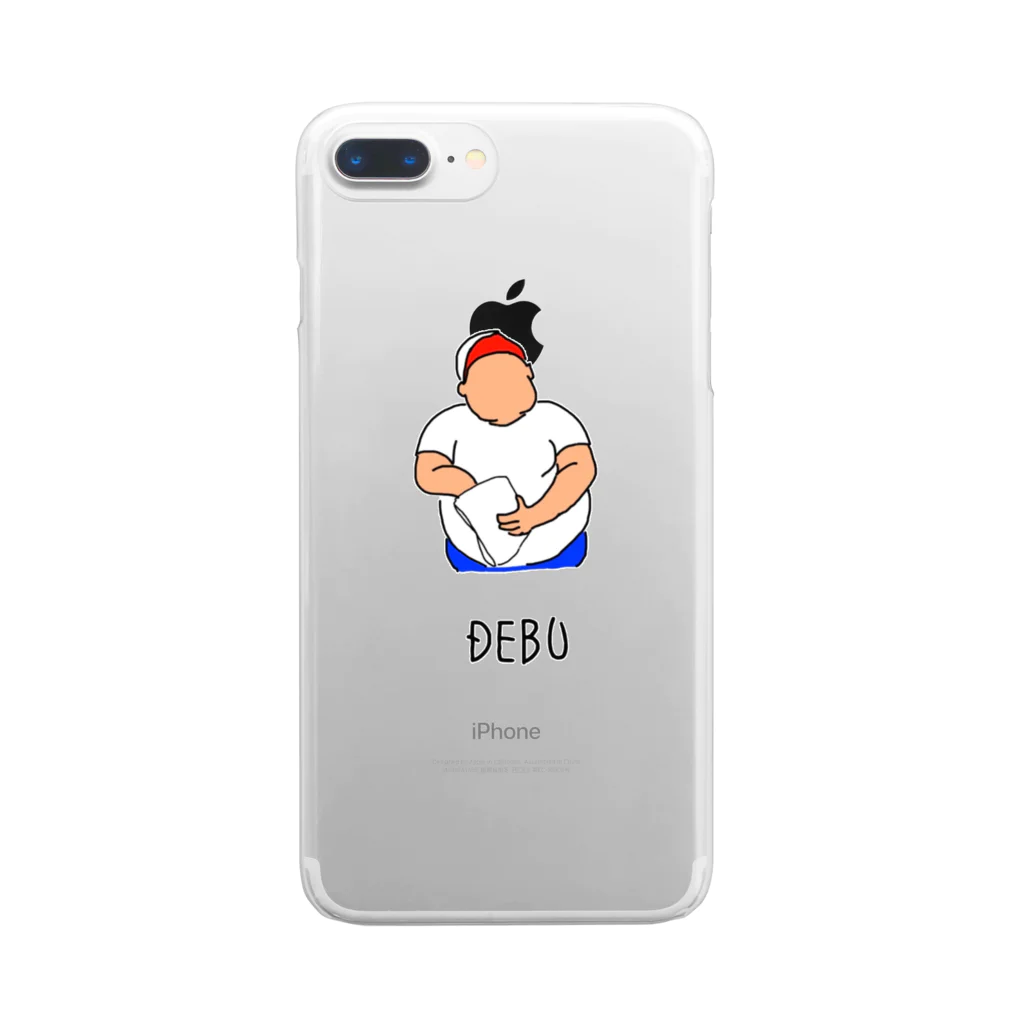 つじつののDEBU 体操服デブ Clear Smartphone Case