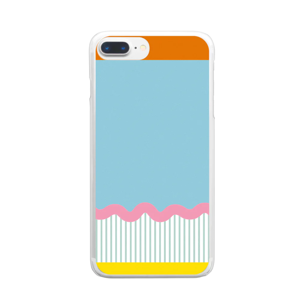 printempsのpastel Clear Smartphone Case