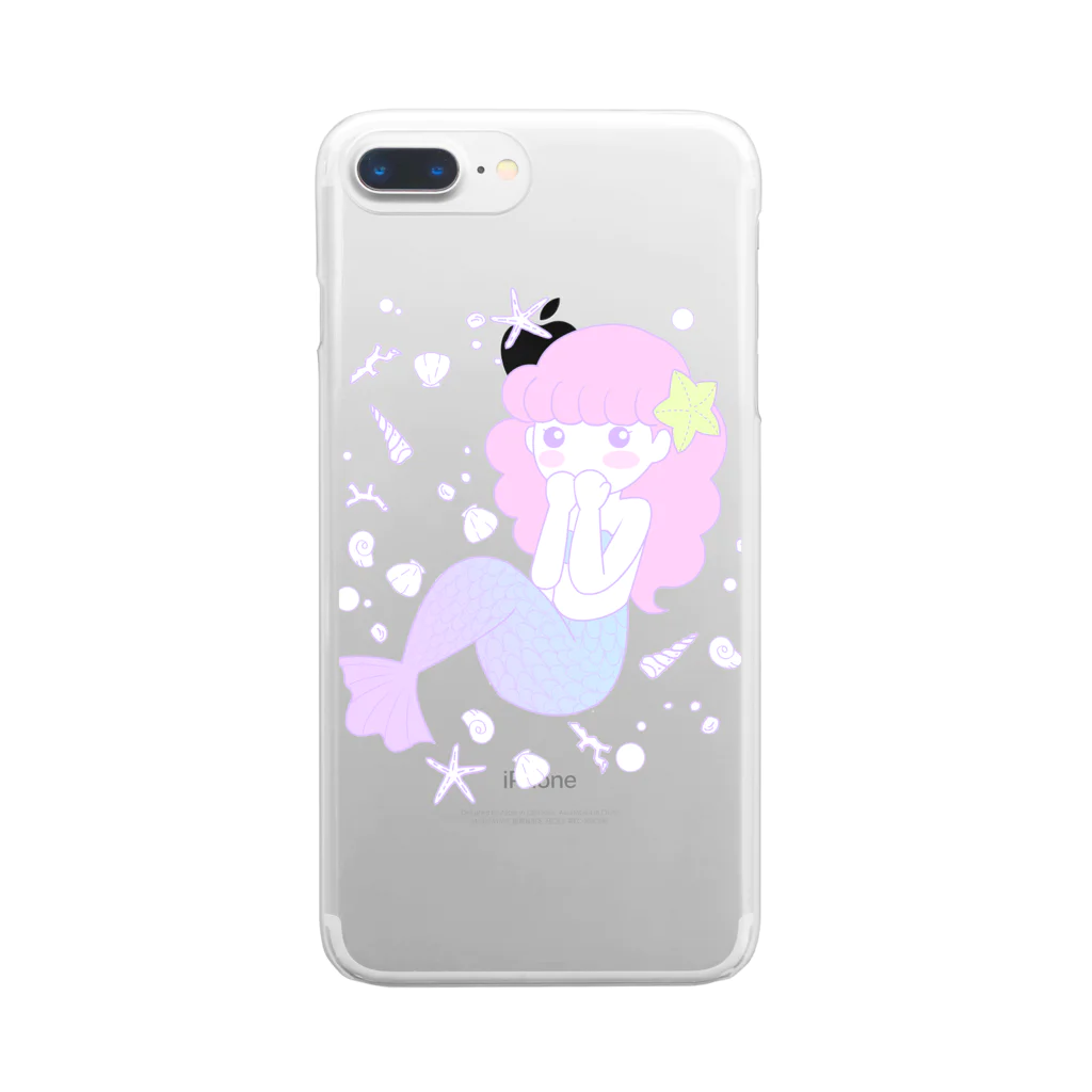 紺兎屋のゆめかわ人魚姫２ Clear Smartphone Case